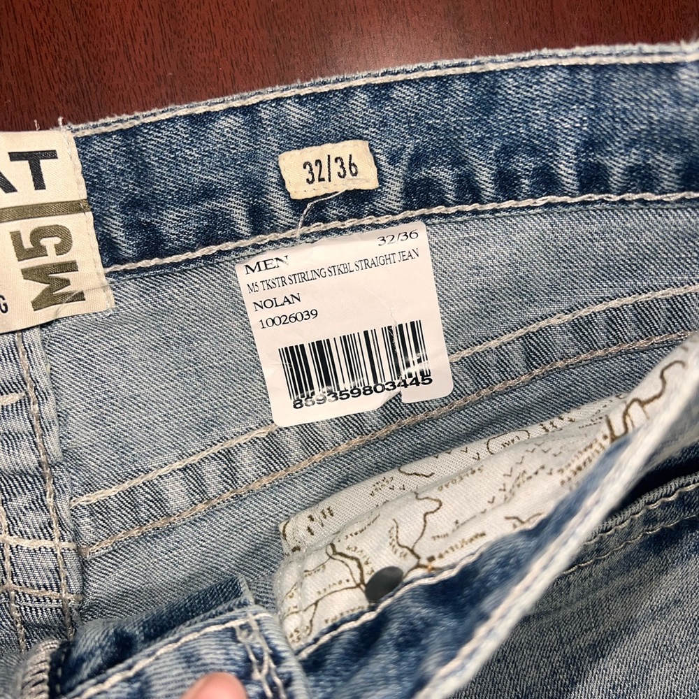 Ariat Men's Classic Straight Blue Jeans - Picture 3 of 6